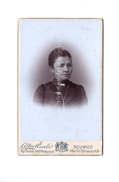 Fotografie Damenportrait - Neuwied 1902