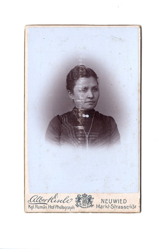 Fotografie Damenportrait - Neuwied 1902