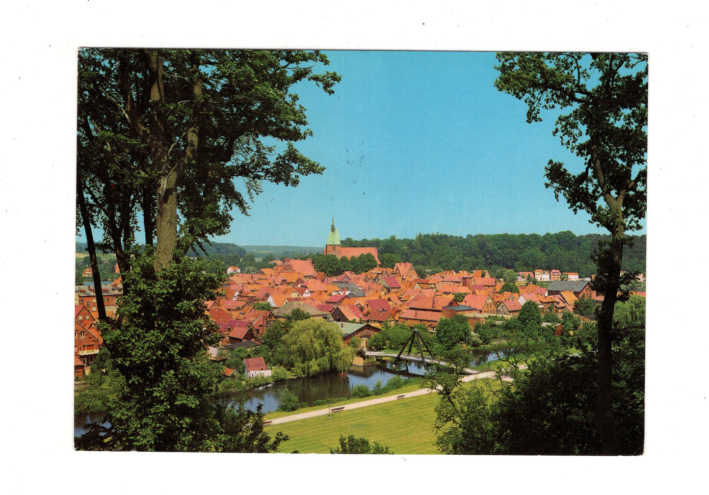 Ansichtskarte Luft-Kneippkurort Mölln