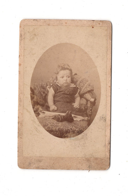Fotografie Schönes Kinderbild / Baby - Bremen 1870er / CDV N1-08