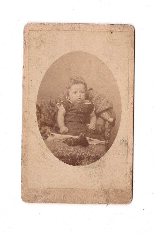 Fotografie Schönes Kinderbild / Baby - Bremen 1870er / CDV N1-08