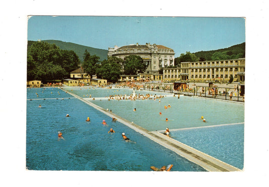 Ansichtskarte Kurstadt Baden bei Wien / Thermalstrandbad / Österreich