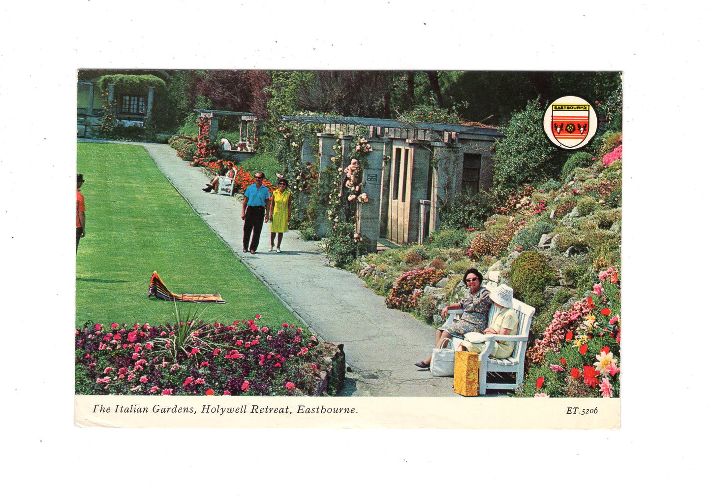 Ansichtskarte Eastbourne / The Italian Gardens / England / M1-68