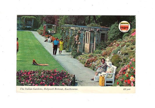Ansichtskarte Eastbourne / The Italian Gardens / England / M1-68