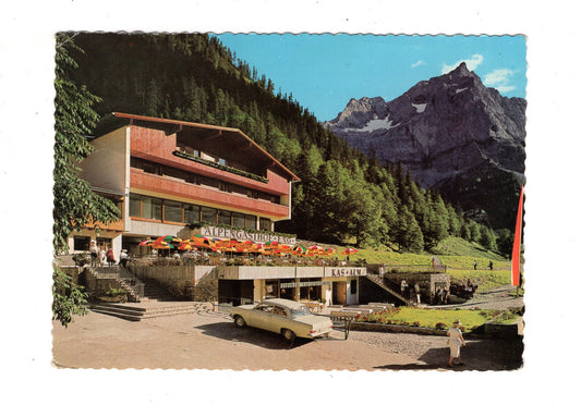 Ansichtskarte Alpengasthof Eng / Hinterriß / Tirol / Österreich