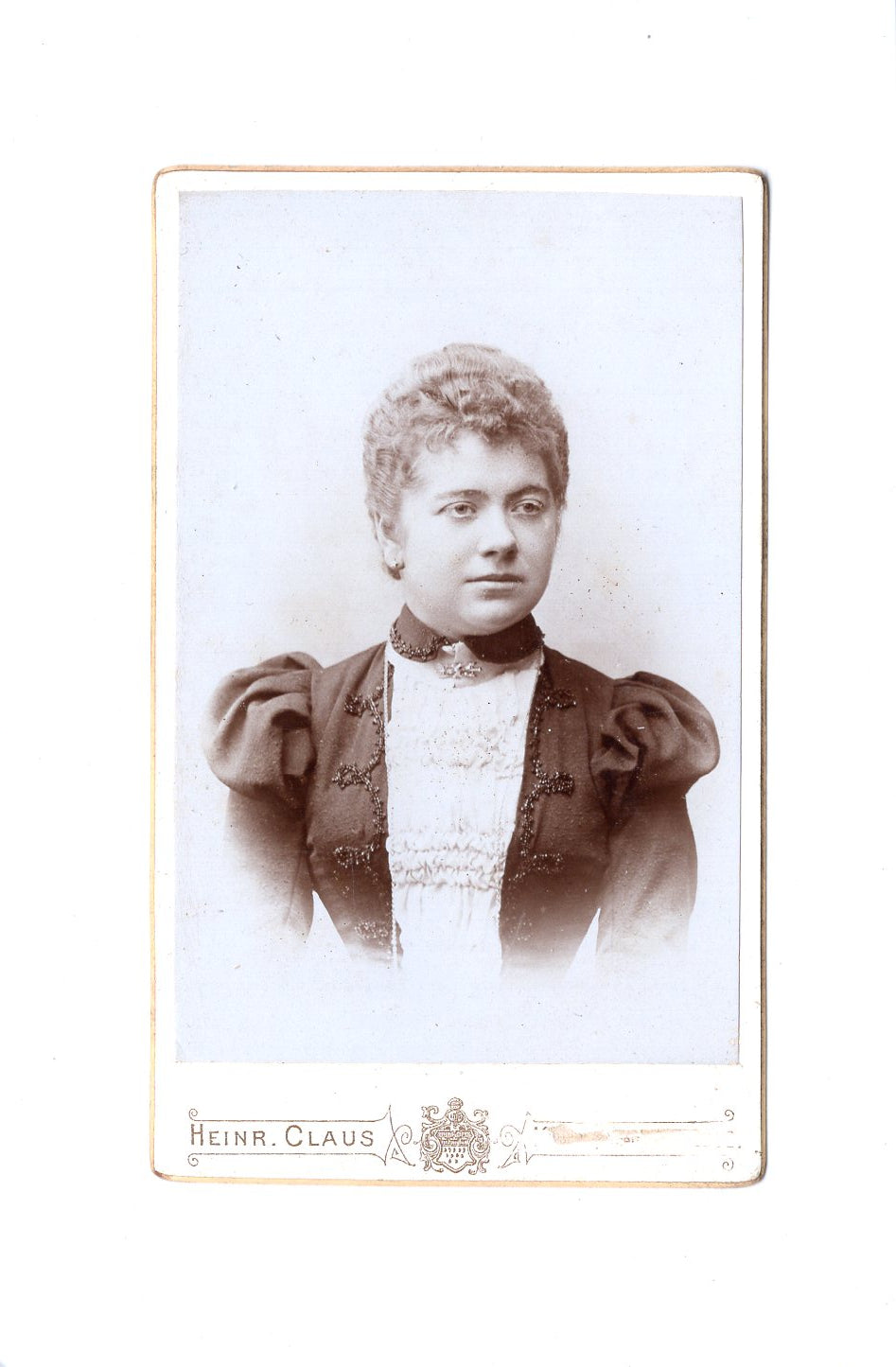 Fotografie Damenportrait - unbekannter Ort 1890er