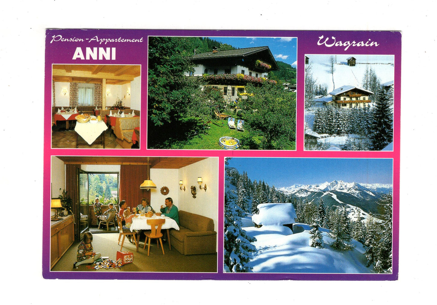 Ansichtskarte Pension Anni / Wagrain im Pongau / Salzburger Land / Österreich