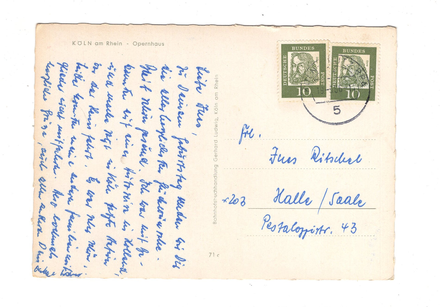 Ansichtskarte Köln am Rhein / Opernhaus / G1-57