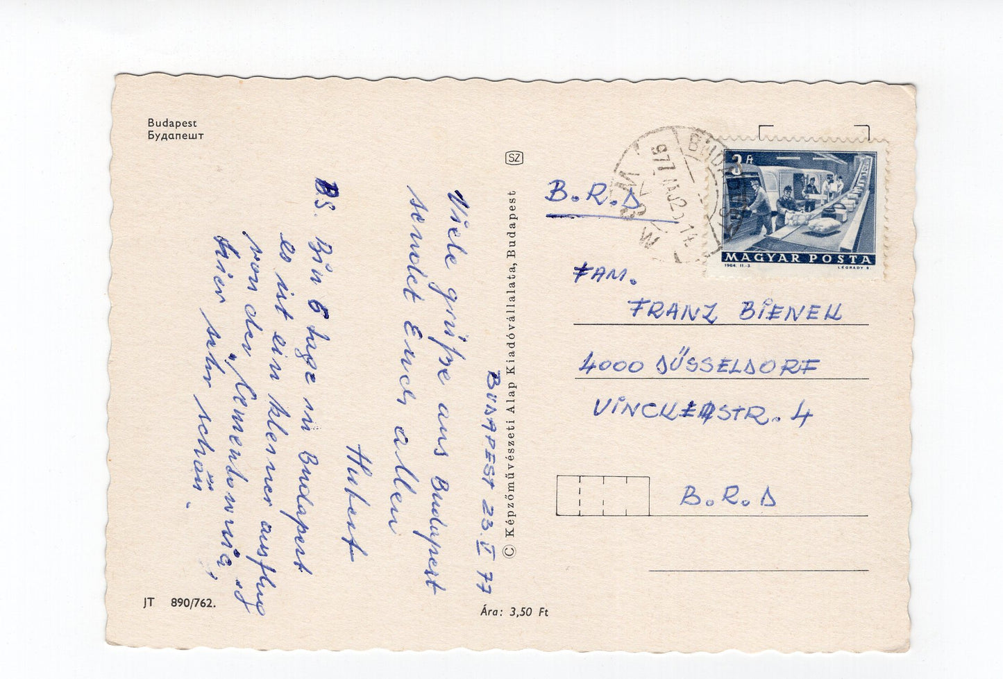 Ansichtskarte Budapest / Ungarn