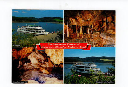 Ansichtskarte Biggesee - Attahöhle - Sauerland