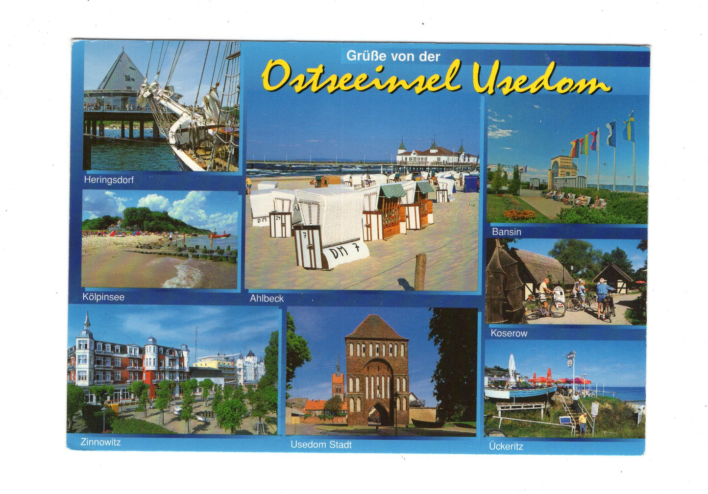 Ansichtskarte Ostseeinsel Usedom