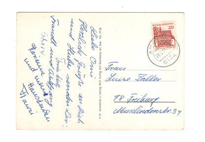 Ansichtskarte Gruß vom Starnberger See / H1-70