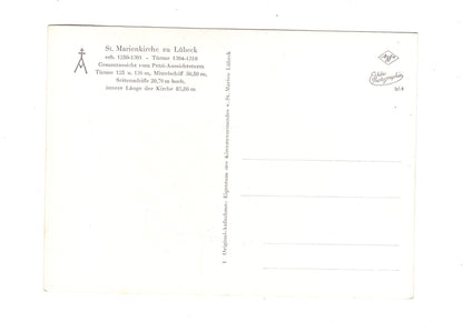 Ansichtskarte Lübeck / Marienkirche