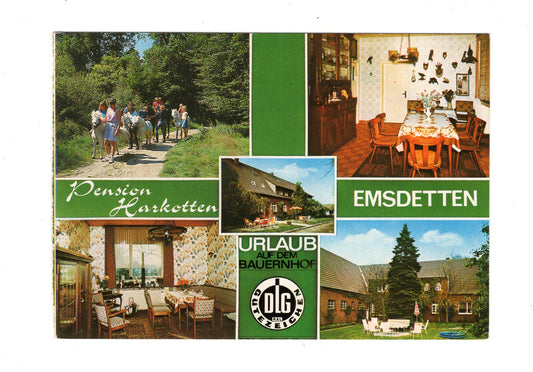 Ansichtskarte Pension Harkotten / Emsdetten