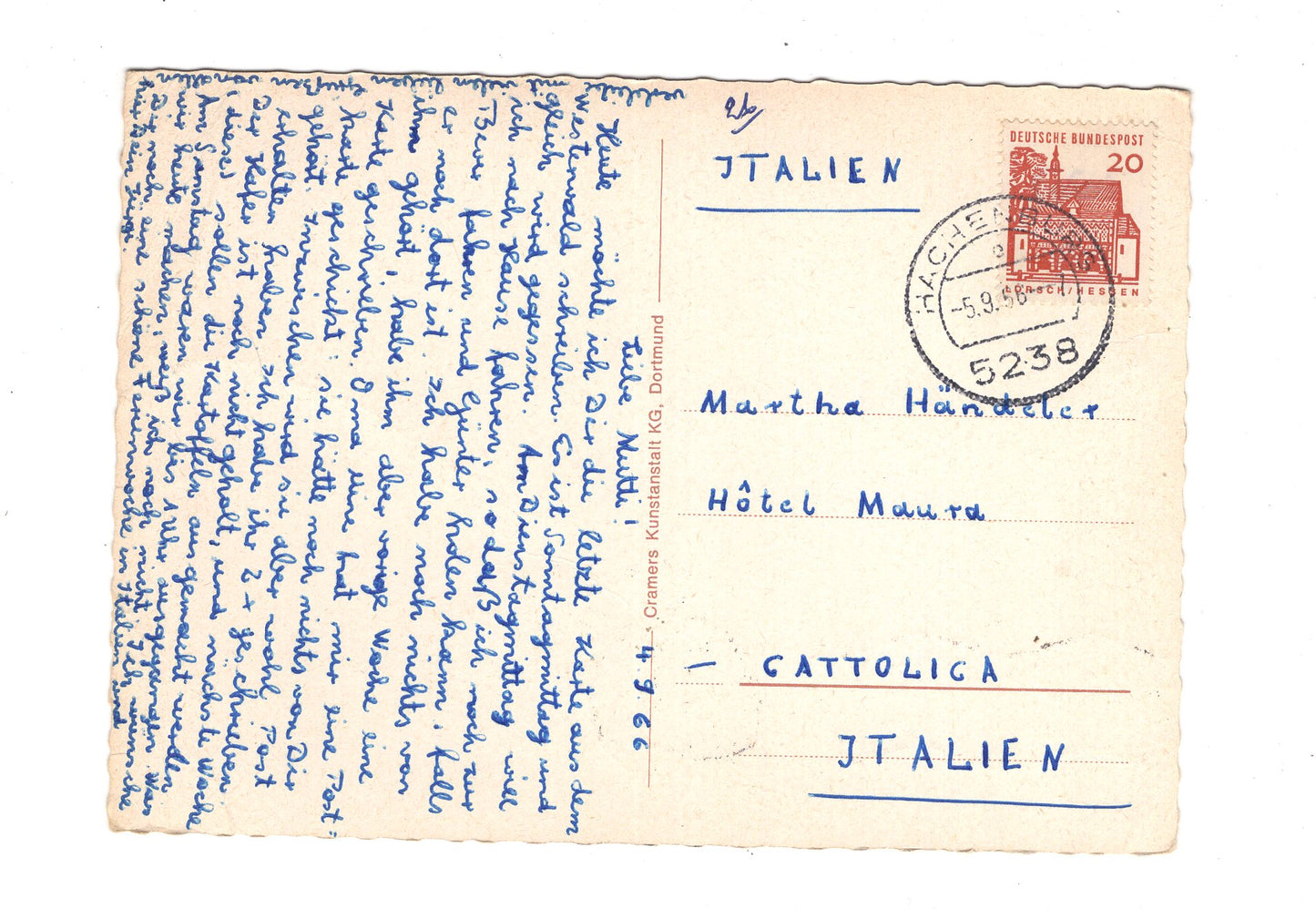 Ansichtskarte Westerwald / Marienstatt - Hadamar - Selters +++
