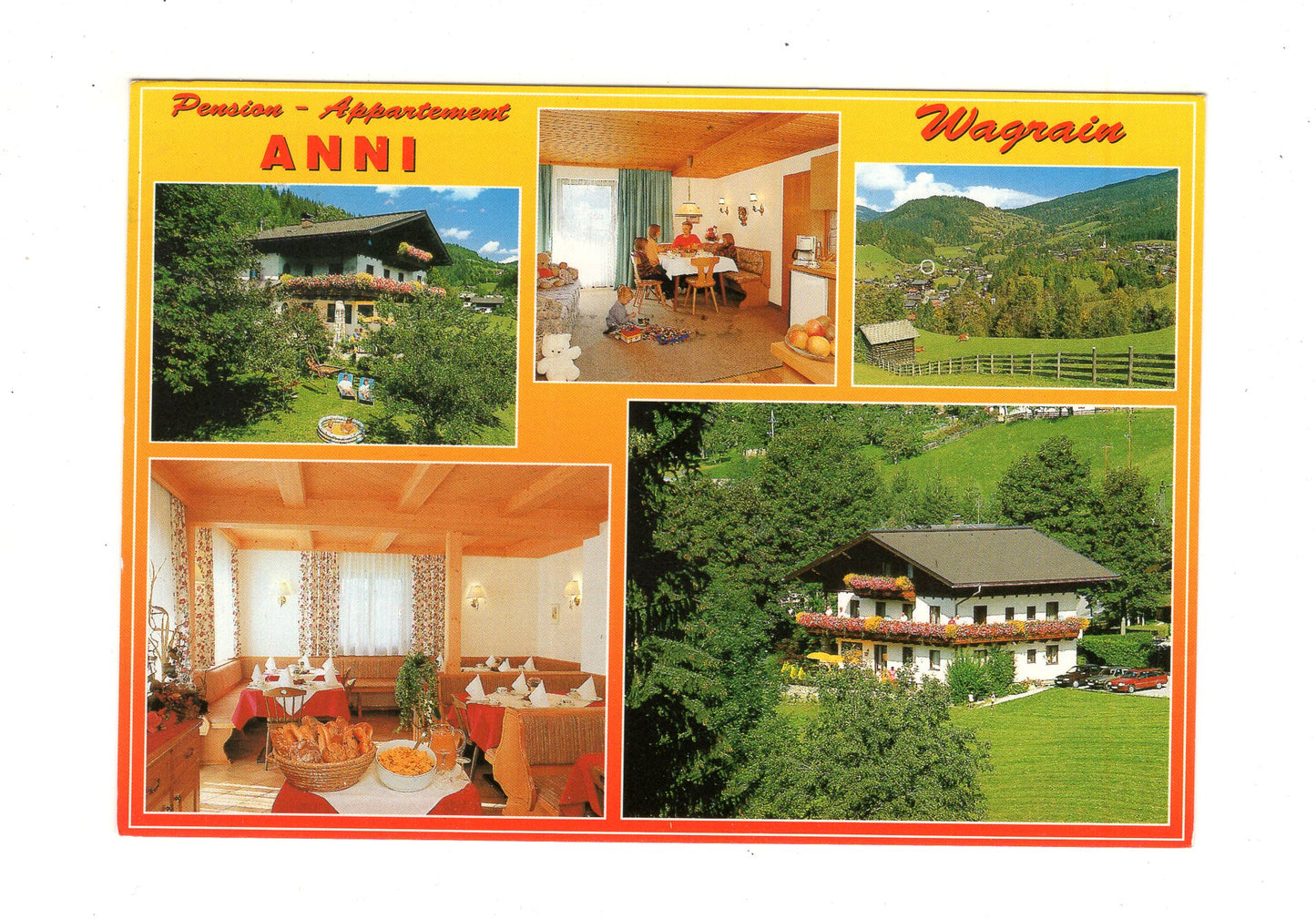 Ansichtskarte Pension Anni / Wagrain im Pongau / Salzburger Land / Österreich