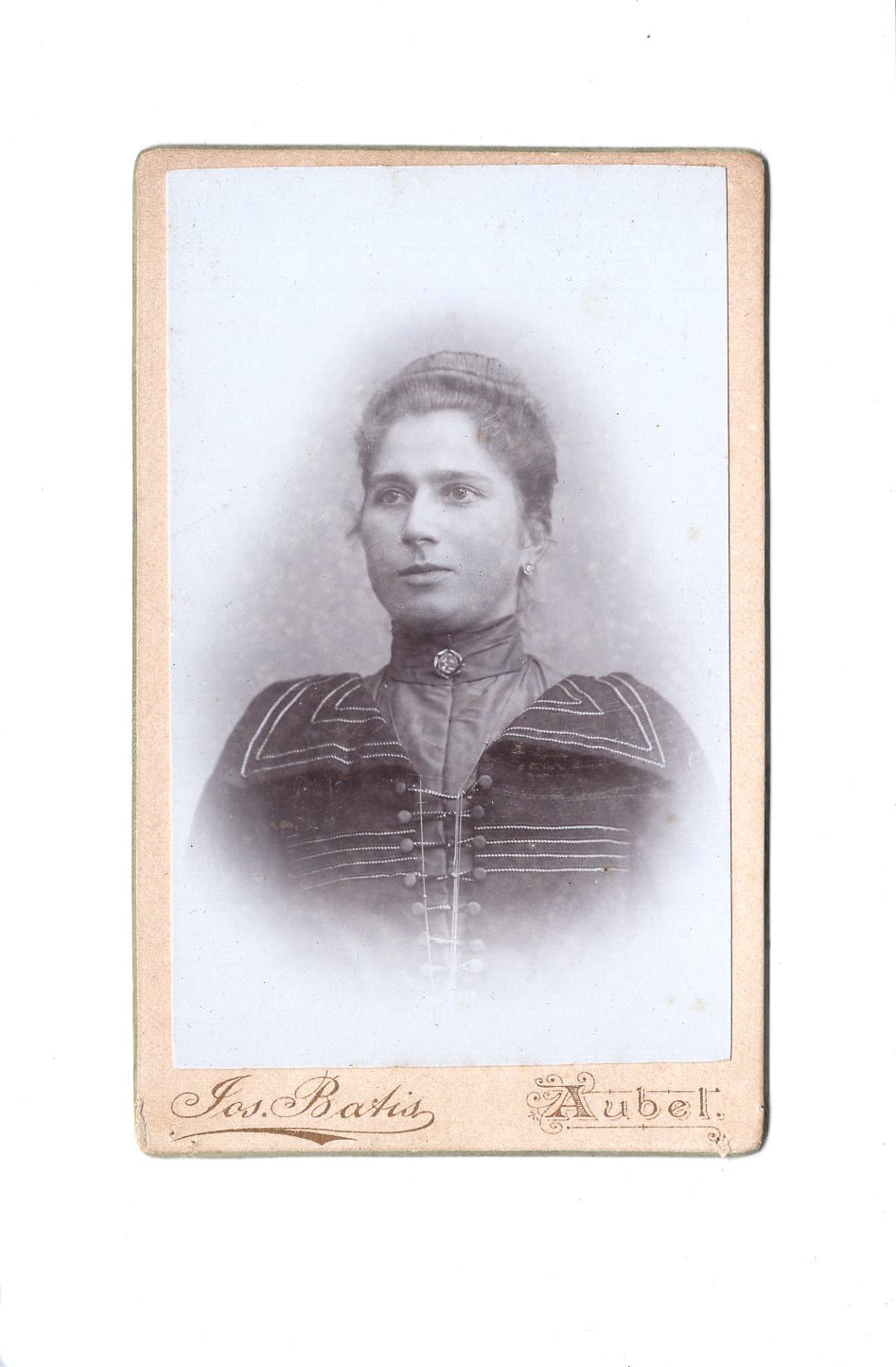 Fotografie Damenportrait - Aubel um 1900