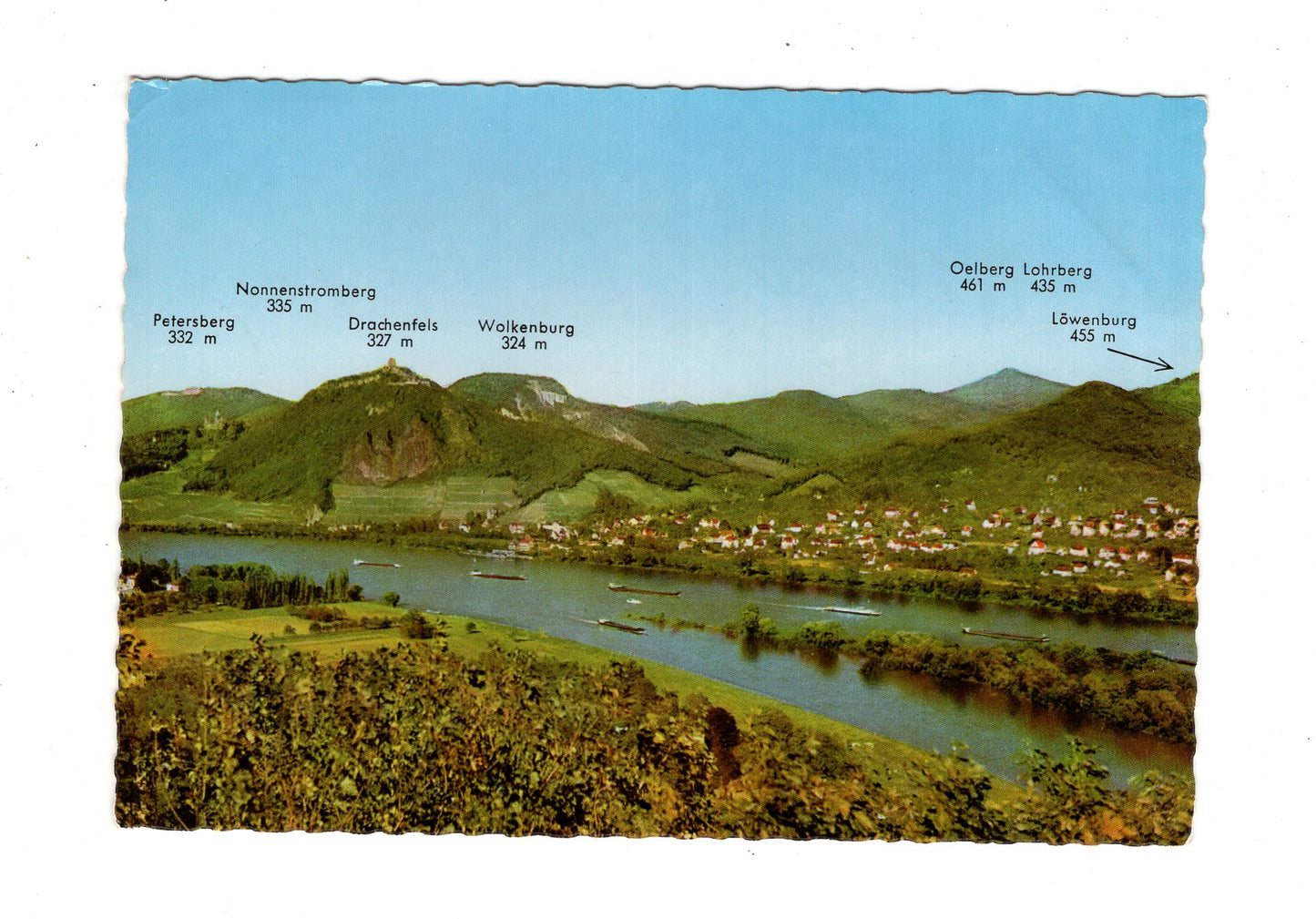 Ansichtskarte Der Rhein / Siebengebirge