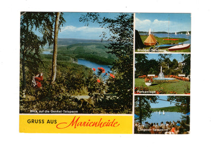 Ansichtskarte Marienheide / Parkanlage / Brucher-Talsperre +++