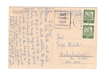 Ansichtskarte Köln am Rhein / Opernhaus und Dom / G1-57