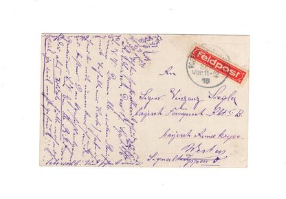 Ansichtskarte / Feldpost / Patriotische Karte - 1916