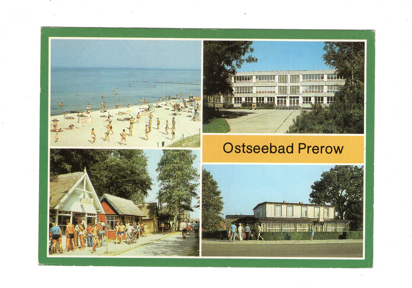 Ansichtskarte Ostseebad Prerow / FDGB-Erholungsheim Am Hafen +++