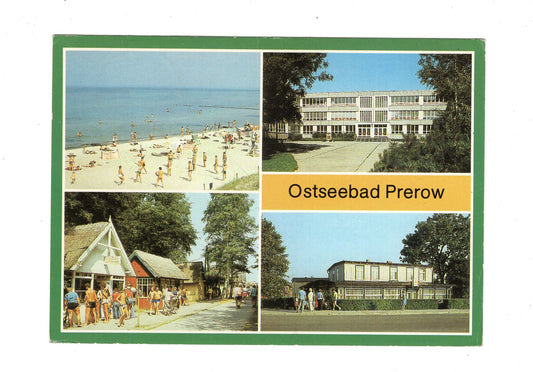 Ansichtskarte Ostseebad Prerow / FDGB-Erholungsheim Am Hafen +++