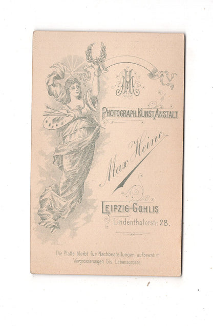 Fotografie Soldat - Leipzig-Gohlis 1890er / CDV M1-05