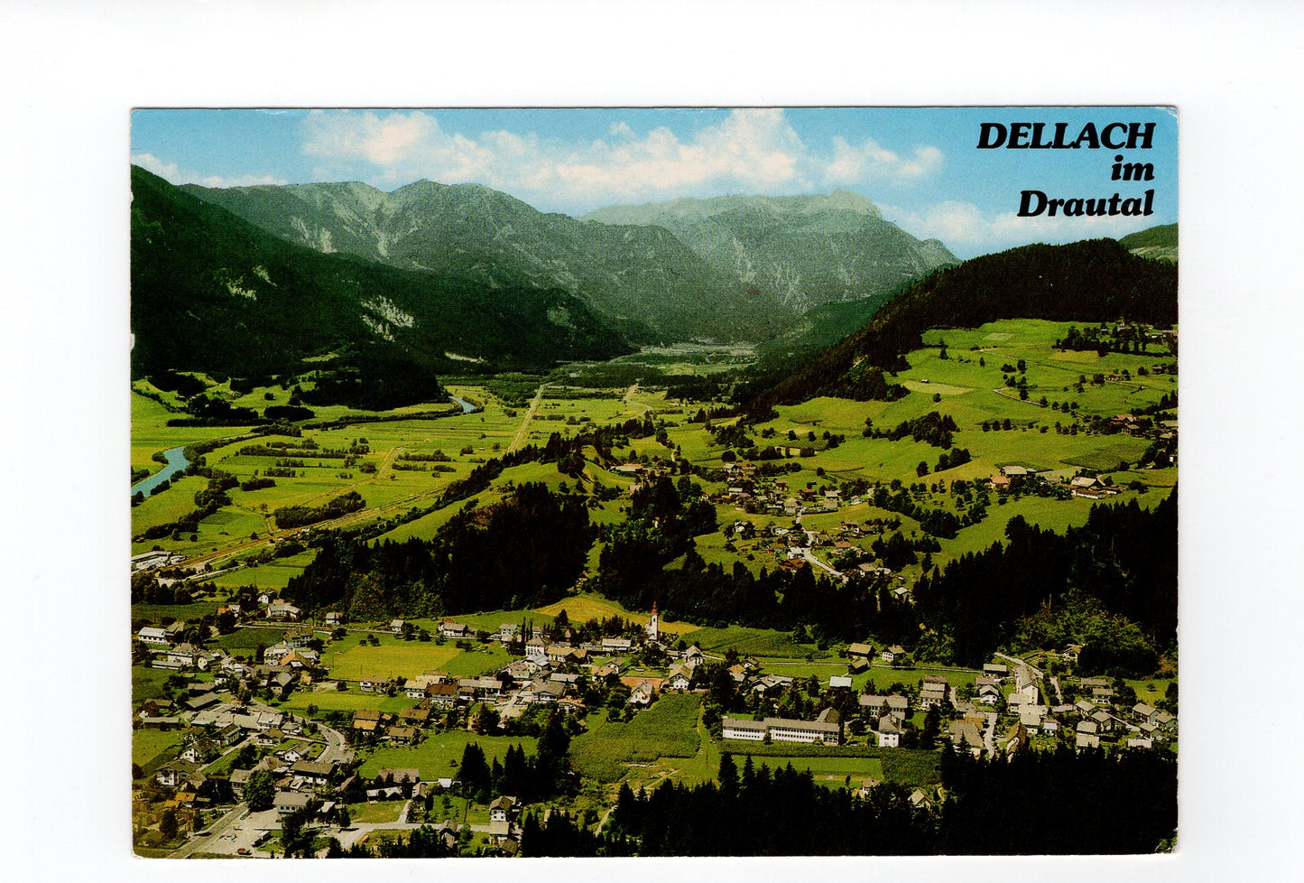 Ansichtskarte Dellach im Drautal / Kärnten / Österreich