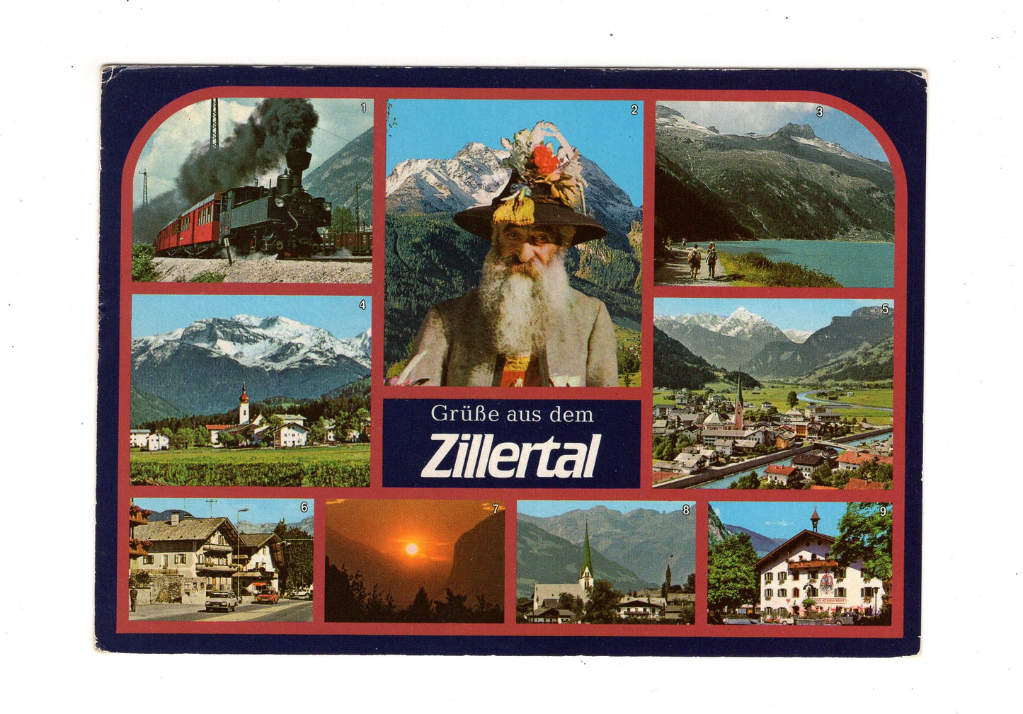 Ansichtskarte Zillertal / Tirol / Österreich