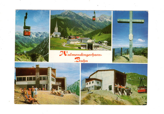 Ansichtskarte Walmendingerhorn-Bahn / Mittelberg / Kleinwalsertal / Österreich