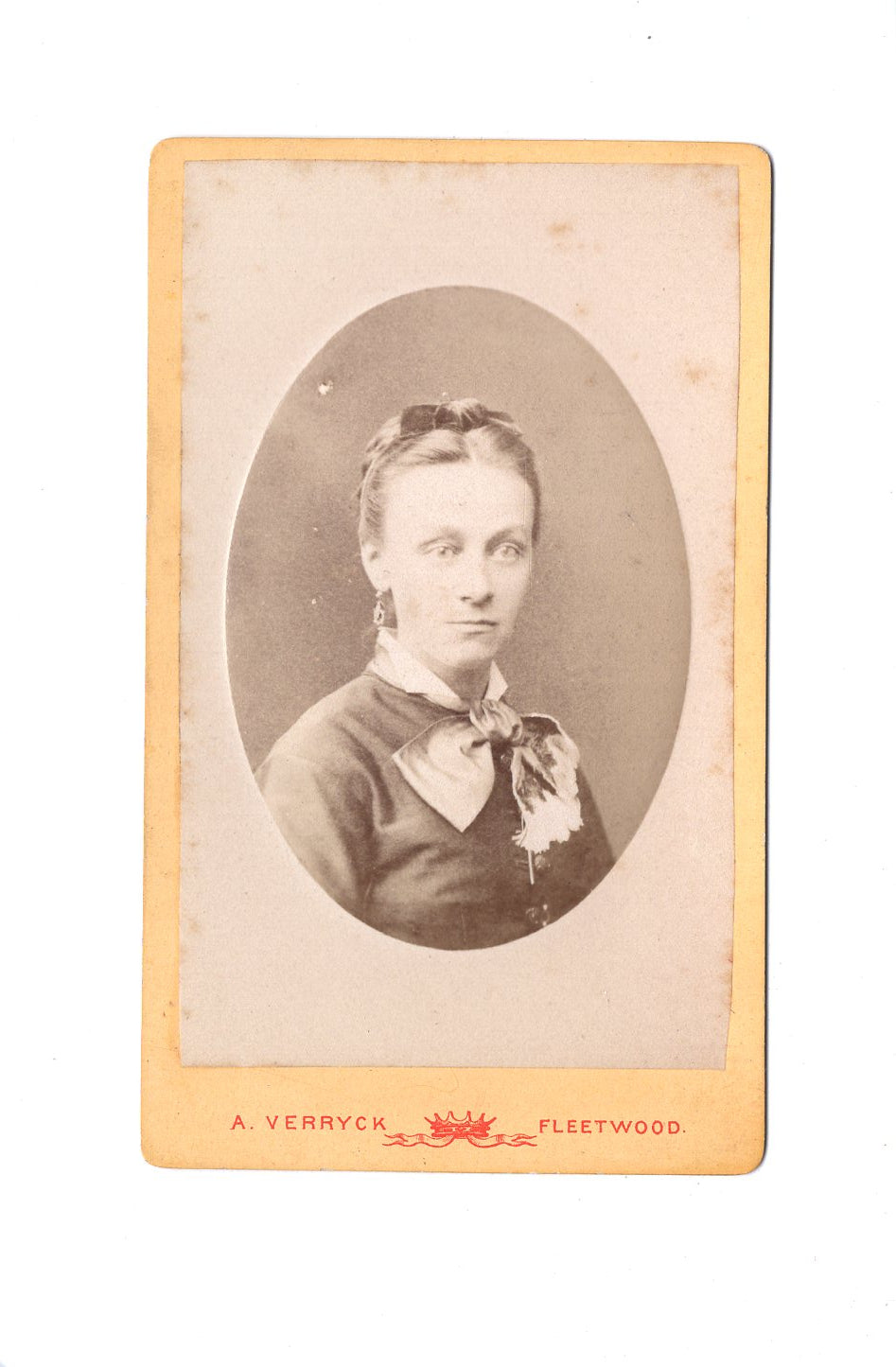 Fotografie Damenportrait - Anvers Antwerpen 1870er