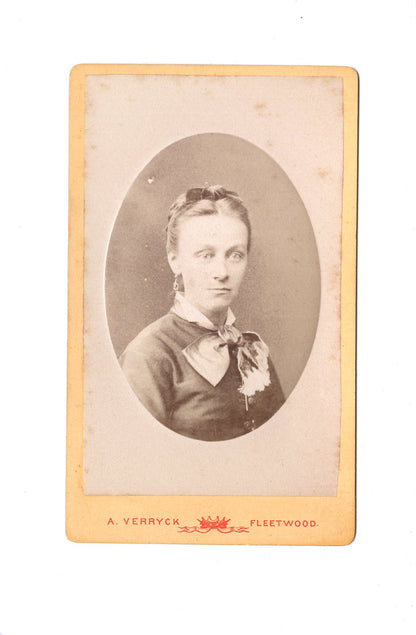 Fotografie Damenportrait - Anvers Antwerpen 1870er