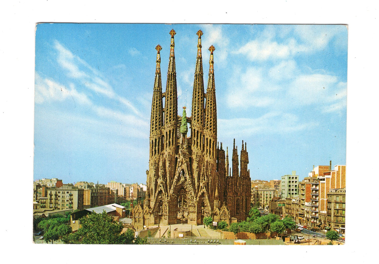 Ansichtskarte Barcelona / La Sagrada Famila / Spanien