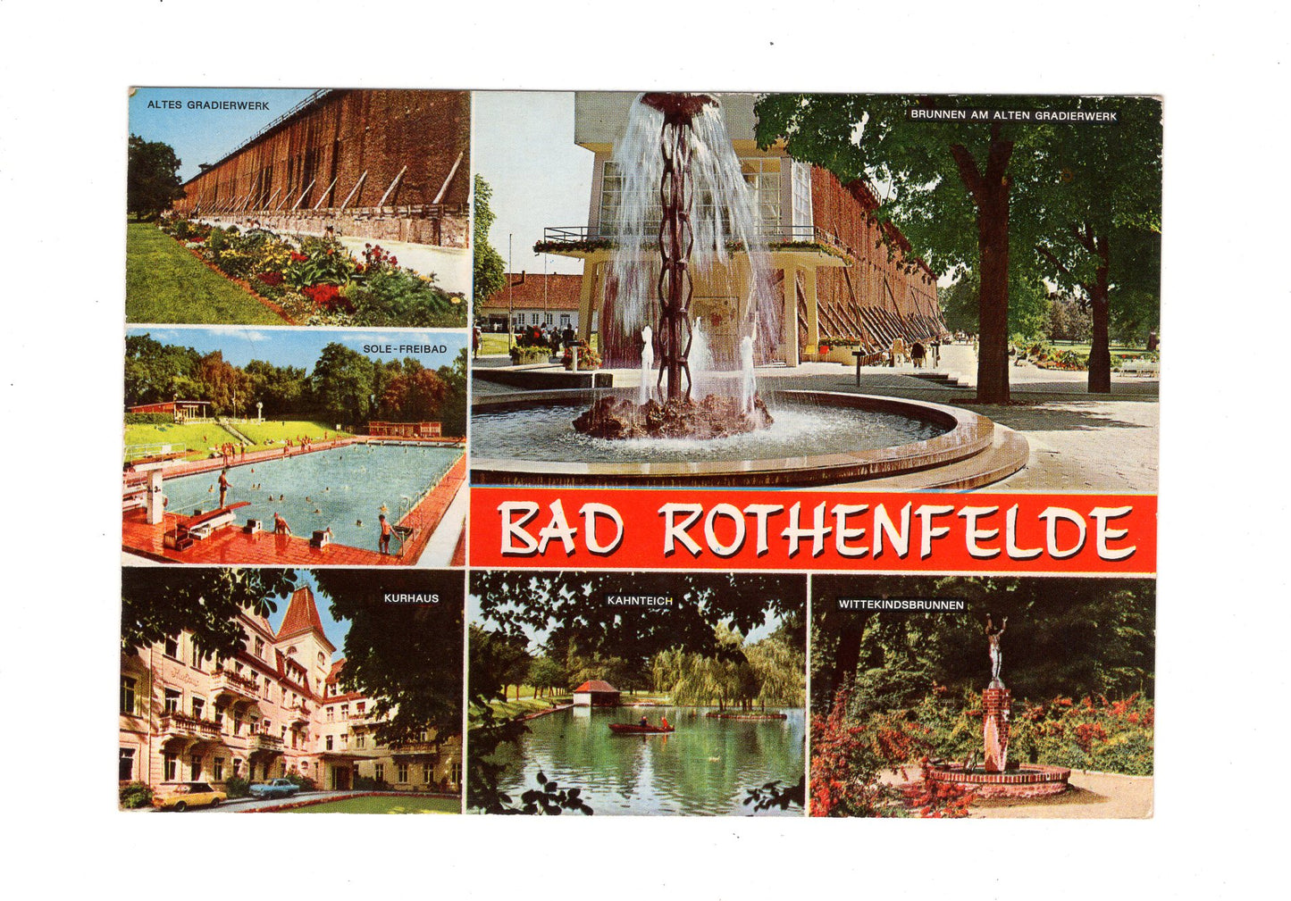 Ansichtskarte Bad Rothenfelde / Wittekindsbrunnen +++