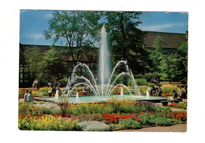 Ansichtskarte Bad Driburg / Fontäne im Kurpark