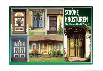 Ansichtskarte Fischland - Darß - Zingst / Schöne Haustüren
