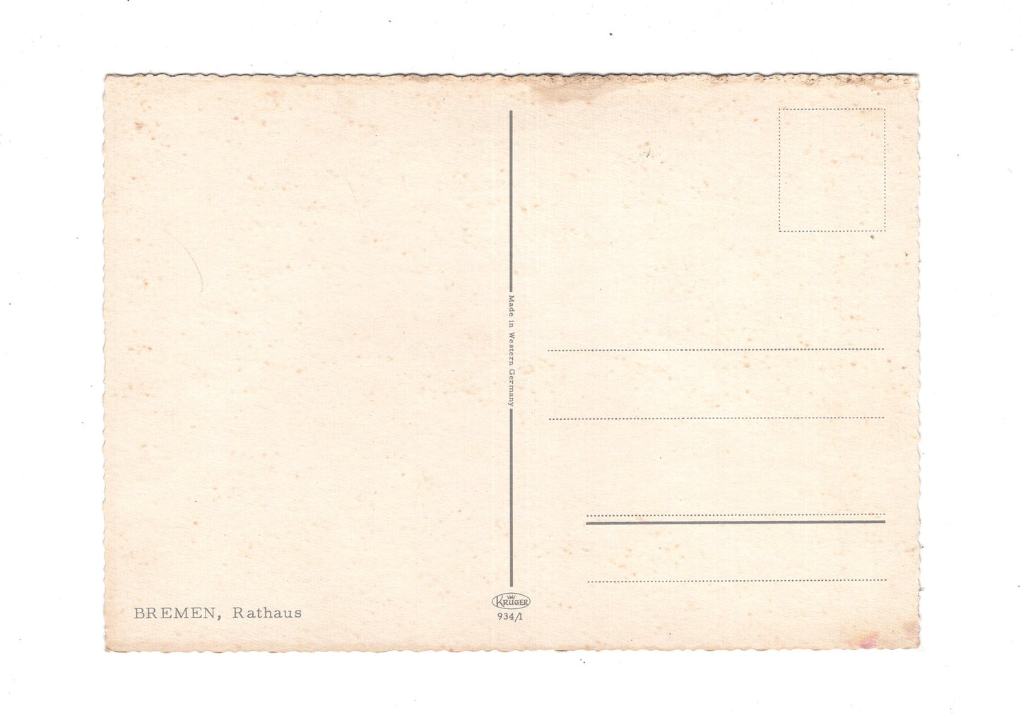 Ansichtskarte Bremen / Rathaus