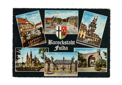 Ansichtskarte Fulda / An der Hauptwache / Stadtschloss +++
