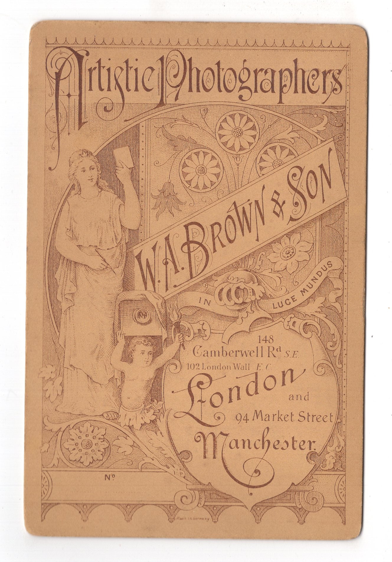 Fotografie Schönes Familienbild - London & Manchester 1880er / CAB X-35