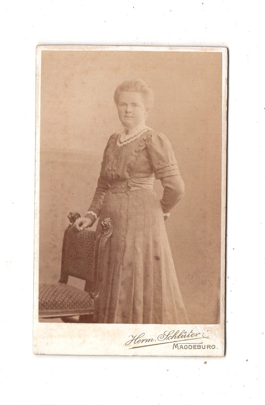 Fotografie Feine Dame - Magdeburg 1890er