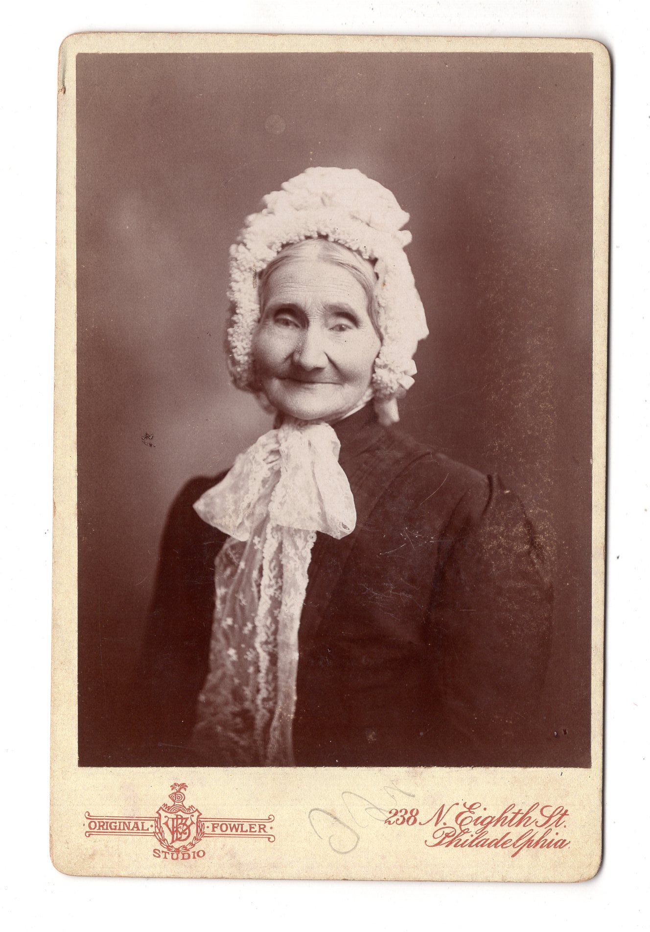 Fotografie Feine Dame - Philadelphia / USA 1880er / CAB W-21