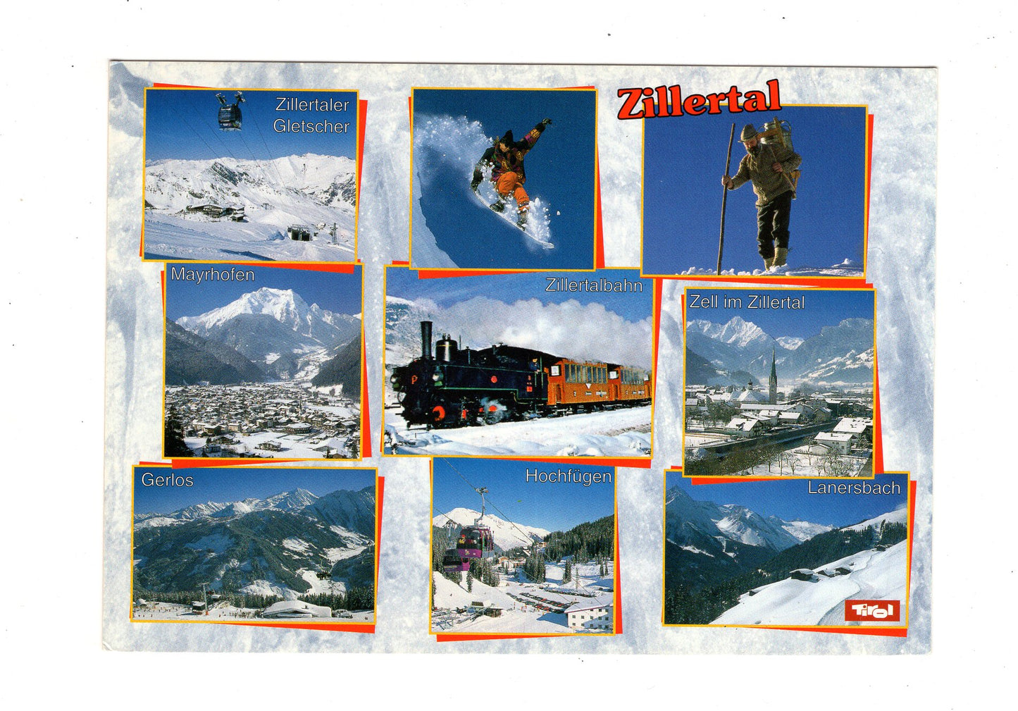 Ansichtskarte Zillertal / Tirol / Österreich
