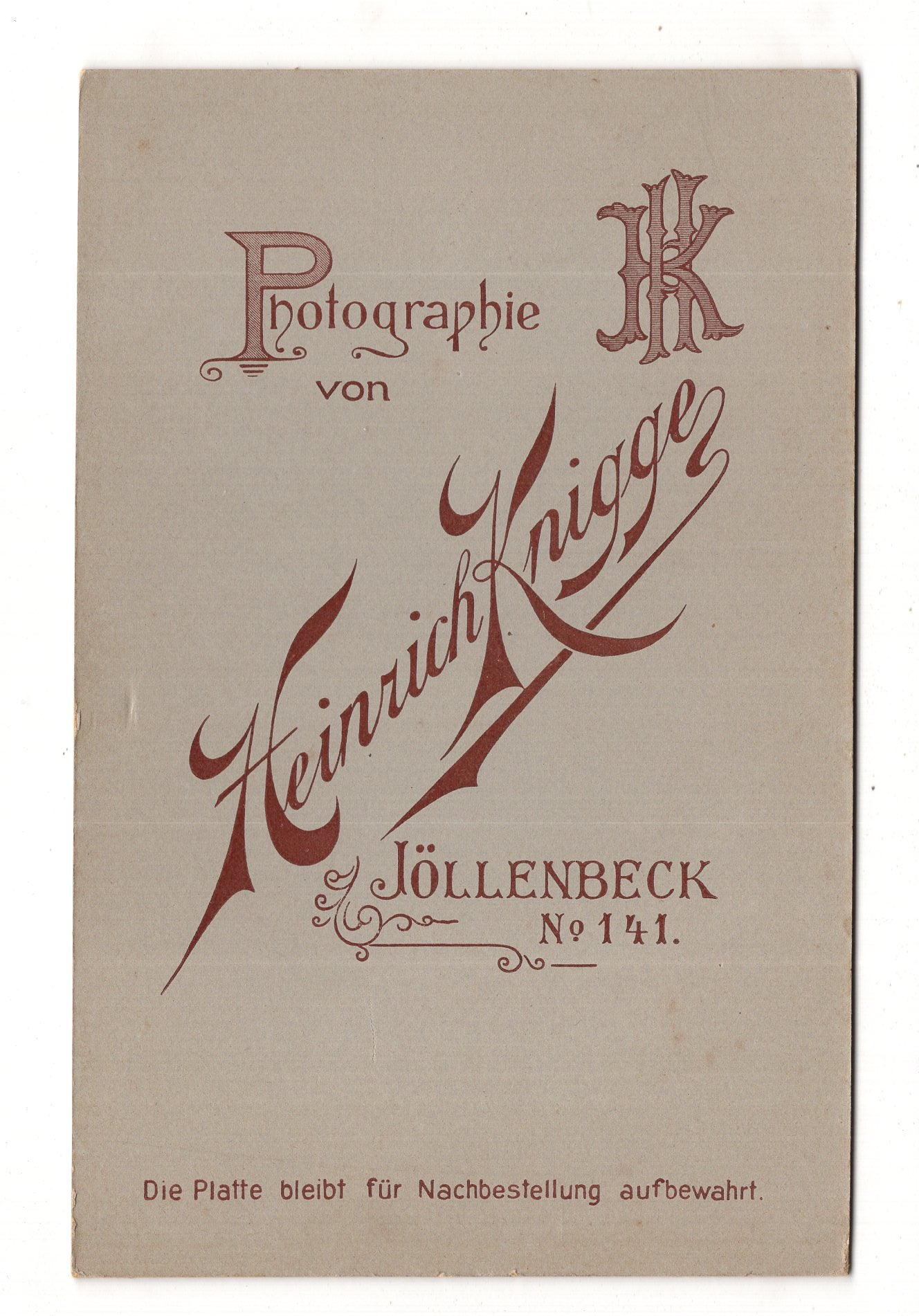 Fotografie Schönes Kinderbild / Baby - Jöllenbeck (Bielefeld) 1900er