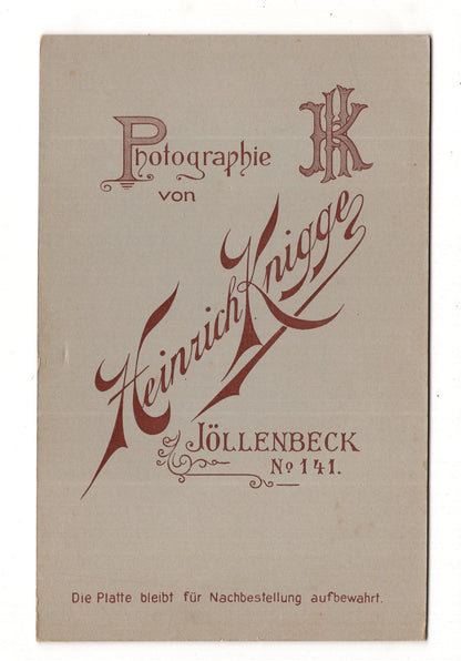 Fotografie Schönes Kinderbild / Baby - Jöllenbeck (Bielefeld) 1900er