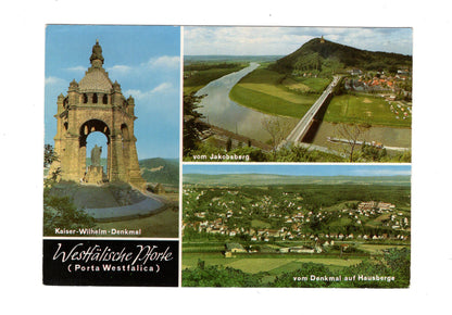 Ansichtskarte Westfälische Pforte / Porta Westfalica