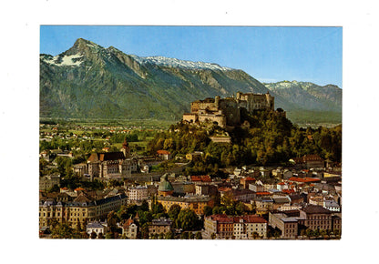 Ansichtskarte Salzburg / Altstadt / Hohensalzburg / Untersberg / Österreich
