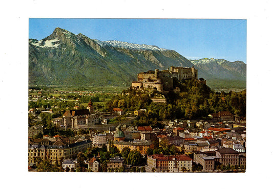 Ansichtskarte Salzburg / Altstadt / Hohensalzburg / Untersberg / Österreich