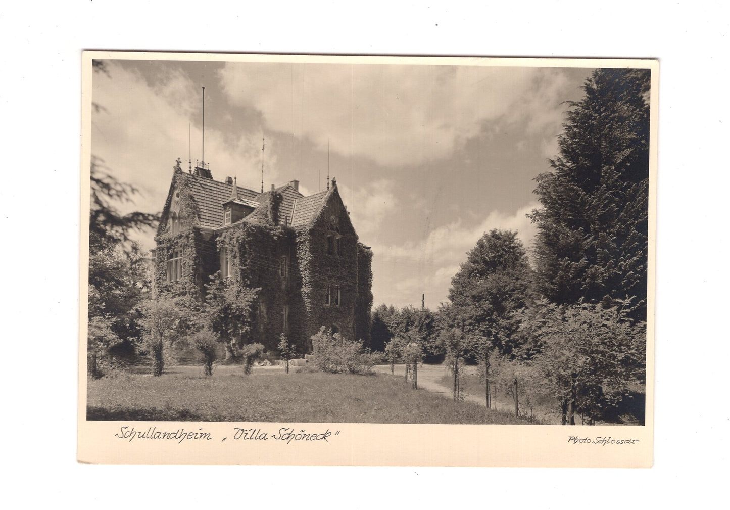 Ansichtskarte Schullandheim Villa Schöneck / Jagsttal