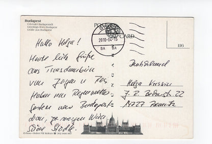 Ansichtskarte Budapest / Ungarn